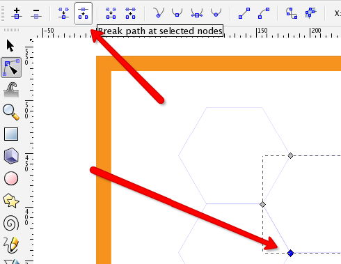 Remove double lines from laser cutting files in Inkscape