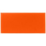 Sample - orange recycled acrylic for laser cutting